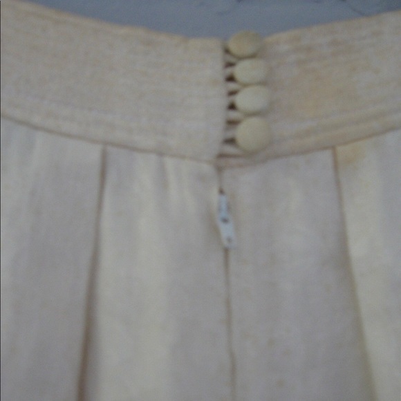 Michaele Vollbrach Wide Leg Silk Linen Damask Pant - Picture 5 of 8